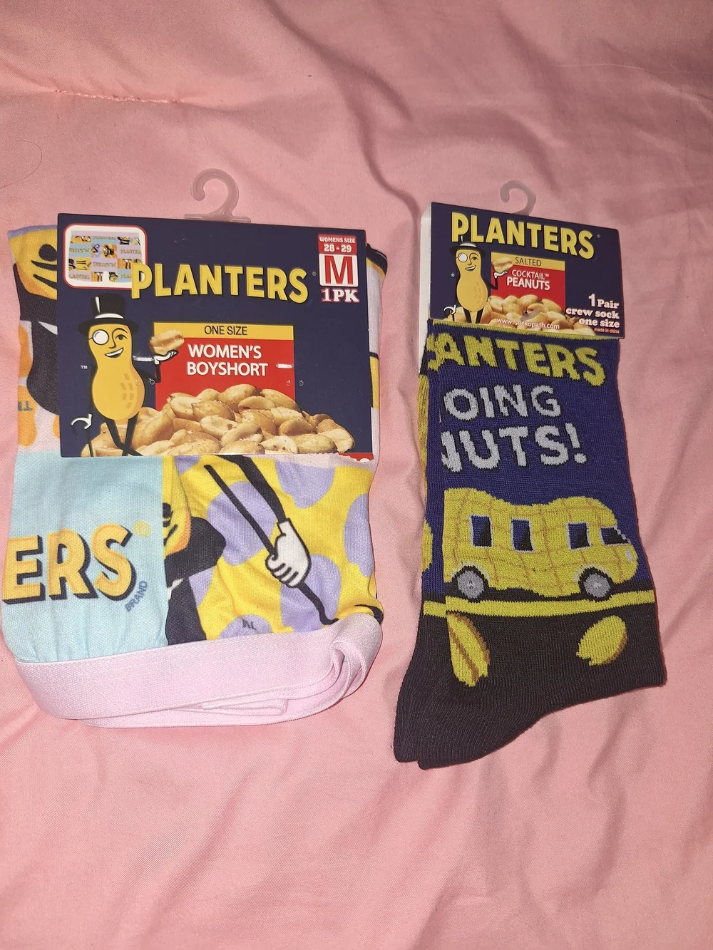 Planters Women's Boyshort With Matching Socks